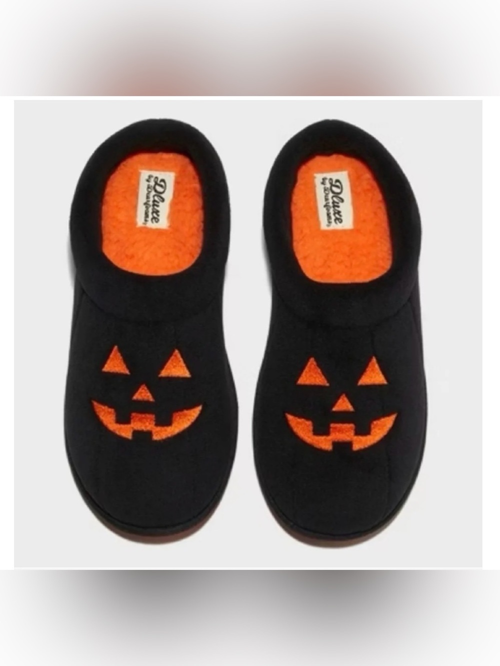 Deluxe by Dearfoams Halloween Slippers